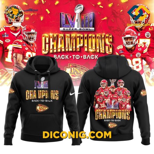 NFL Back To Back Kansas City Chiefs Hoodie Custom Shirt