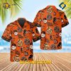 MLB Baltimore Orioles Hawaiian Shirt Custom Bold Icons