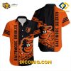 MLB Baltimore Orioles Hawaiian Shirt Custom Bold Streak