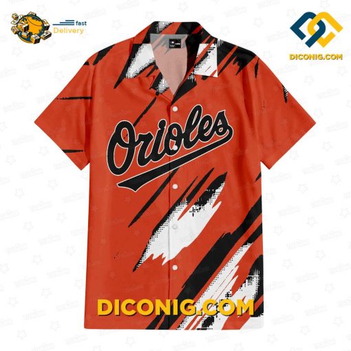 MLB Baltimore Orioles Hawaiian Shirt Custom Clawed Fury