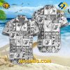 MLB Baltimore Orioles Hawaiian Shirt Custom Monochrome Island