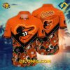 MLB Baltimore Orioles Hawaiian Shirt Custom Neon Bloom