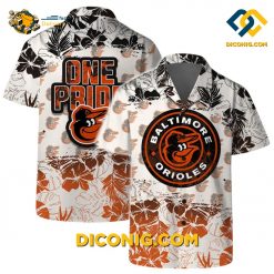 MLB Baltimore Orioles Hawaiian Shirt Custom One Pride Tropical