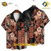 MLB Baltimore Orioles Hawaiian Shirt Custom Patriotic Flora