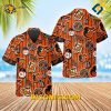 MLB Baltimore Orioles Hawaiian Shirt Custom Pinstripe Icons