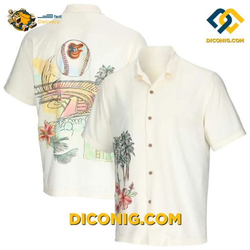 MLB Baltimore Orioles Hawaiian Shirt Custom Stadium Breeze