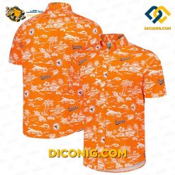 baltimore orioles hawaiian shirt sunset paradise