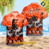 MLB Baltimore Orioles Hawaiian Shirt Custom Sunset Surf