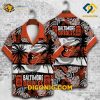 MLB Baltimore Orioles Hawaiian Shirt Custom Tiki Palms