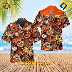 MLB Baltimore Orioles Hawaiian Shirt Custom Tropical Celebration