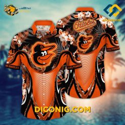 MLB Baltimore Orioles Hawaiian Shirt Custom Tropical Surge