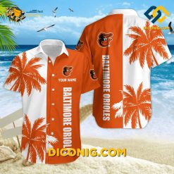 MLB Baltimore Orioles Hawaiian Shirt Custom Tropical Vibe
