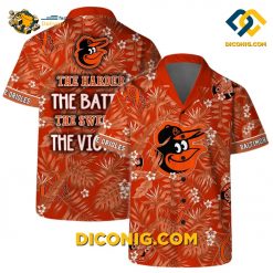 MLB Baltimore Orioles Hawaiian Shirt Custom Victory Tropics