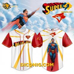 BlueJays Superman Legacy Edition Baseball Jersey