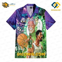 NBA Boston Celtics Hawaiian Shirt Custom Bill Russell Legacy