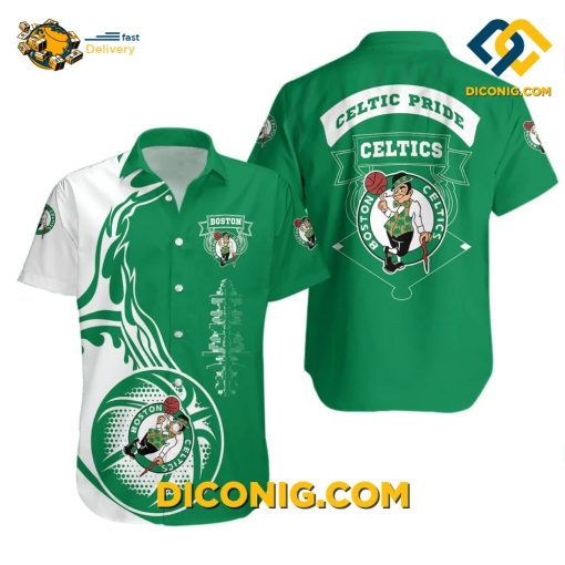 NBA Boston Celtics Hawaiian Shirt Custom Celtic Pride