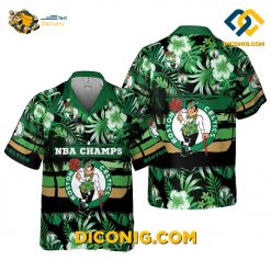 NBA Boston Celtics Hawaiian Shirt Custom Champs Tropical