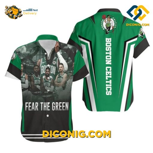 NBA Boston Celtics Hawaiian Shirt Custom Fear The Green