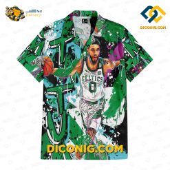 NBA Boston Celtics Hawaiian Shirt Custom Jason Tatum