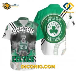 NBA Boston Celtics Hawaiian Shirt Jayson Tatum Signature
