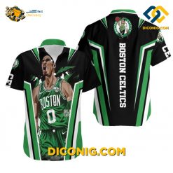 NBA Boston Celtics Hawaiian Shirt Custom Jayson Tatum Design