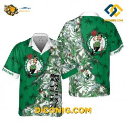 NBA Boston Celtics Hawaiian Shirt Custom Jungle Vibes