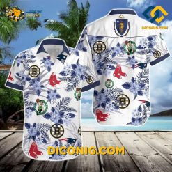 NBA Boston Celtics Hawaiian Shirt Custom New England Pride