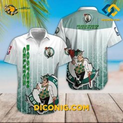 NBA Boston Celtics Hawaiian Shirt Custom Ocean Breeze