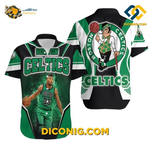 NBA Boston Celtics Hawaiian Shirt Custom Player Marcus Smart