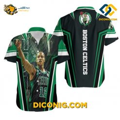 NBA Boston Celtics Hawaiian Shirt Custom Scary Terry Rozier Jason Voorhees