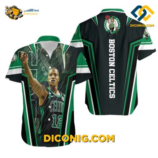 NBA Boston Celtics Hawaiian Shirt Custom Scary Terry Rozier Jason Voorhees