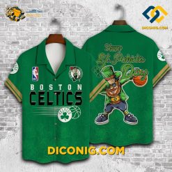 NBA Boston Celtics Hawaiian Shirt Custom St. Patrick’s Day