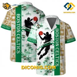 NBA Boston Celtics Hawaiian Shirt Custom Tropical Basketball Vibes