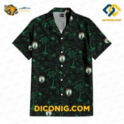 NBA Boston Celtics Hawaiian Shirt Custom Tropical Breeze