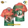 NBA Boston Celtics Hawaiian Shirt Custom Tropical Raccoon
