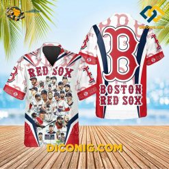 MLB Boston Red Sox Hawaiian Shirt Custom All-Stars Tribute