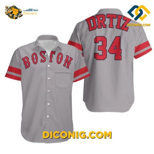 MLB Boston Red Sox Hawaiian Shirt Custom Classic Jersey Tribute