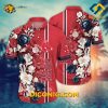 MLB Boston Red Sox Hawaiian Shirt Custom Elegant Floral Stripe