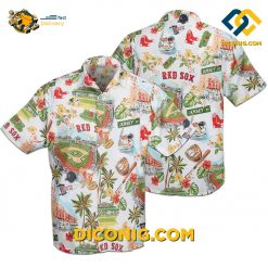 MLB Boston Red Sox Hawaiian Shirt Custom Island Paradise