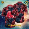 MLB Boston Red Sox Hawaiian Shirt Custom Midnight Rose