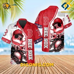 MLB Boston Red Sox Hawaiian Shirt Custom Skeleton Style