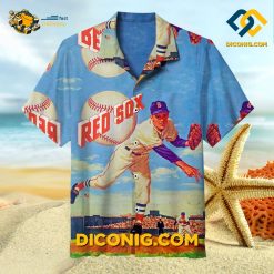 MLB Boston Red Sox Hawaiian Shirt Custom Vintage Pitcher’s