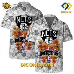NBA Brooklyn Nets Hawaiian Shirt Custom Floral Dream