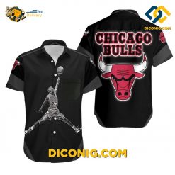 NBA Chicago Bulls Hawaiian Shirt Custom Air Jordan Slam