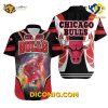 NBA Chicago Bulls Hawaiian Shirt Custom Cosmic Dunk