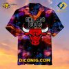 NBA Chicago Bulls Hawaiian Shirt Custom Flame Fury