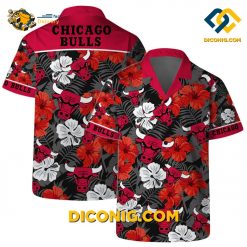NBA Chicago Bulls Hawaiian Shirt Custom Floral Fantasy