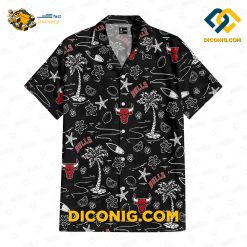 NBA Chicago Bulls Hawaiian Shirt Custom Hoops Legend Team