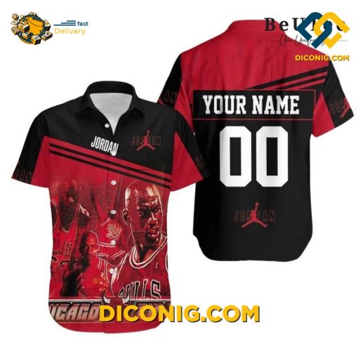 NBA Chicago Bulls Hawaiian Shirt Custom Jordan Legacy
