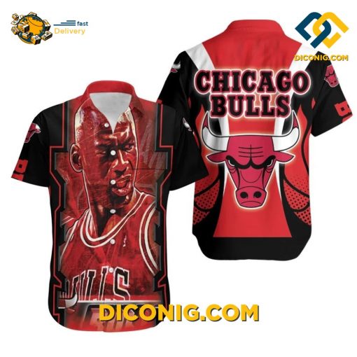NBA Chicago Bulls Hawaiian Shirt Custom Michael Jordan Legacy